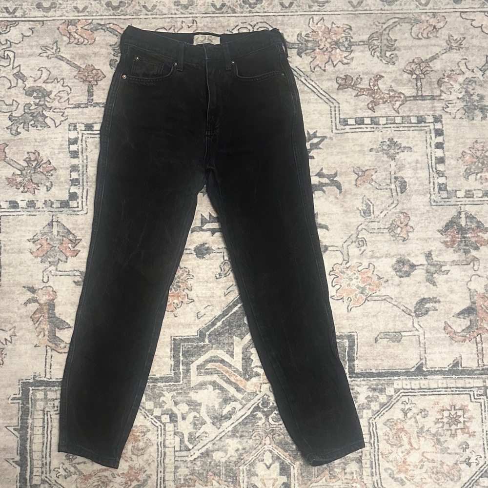 FREE PEOPLE Black Denim Jeans